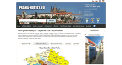 Desktop Screenshot of praha-hotely.eu